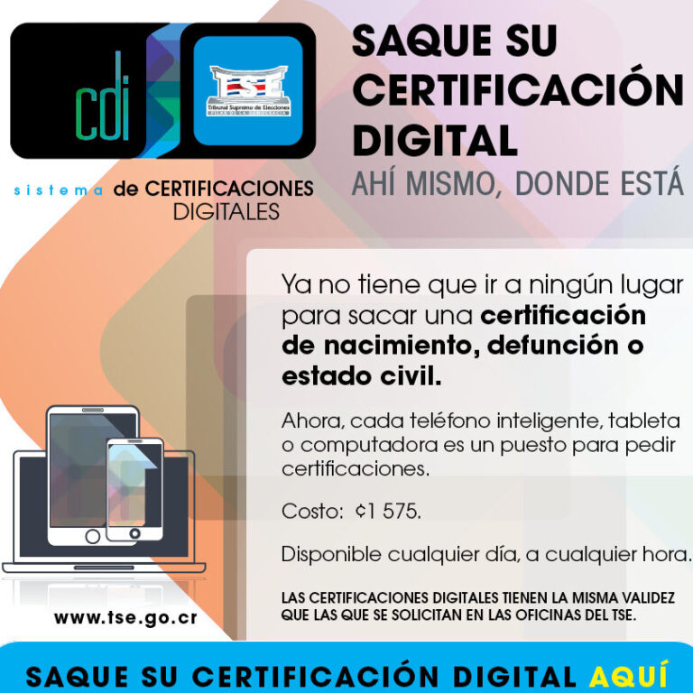 Certificado De Estudios En Costa Rica